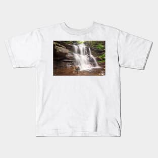 Waterfall on Rocks Kids T-Shirt